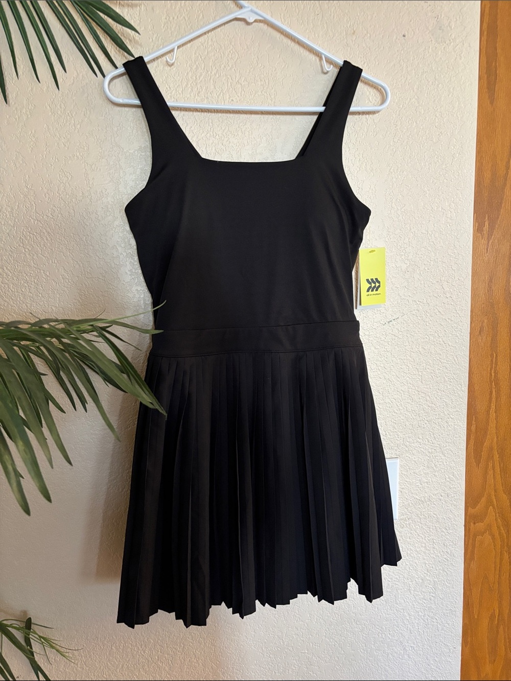 Black Athletic Mini Dress- Women